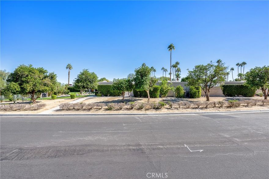 Ideally situated within the highly coveted Sandpiper Circle 17, 72229 El Paseo Unit 1715 is a timeless showcase of mid-century modern design.  Conceived in the late 1950s as an innovative approach to luxury living, Sandpiper’s distinctive pinwheel layout arranges residences around sparkling pools and lush shared gardens—framing dramatic mountain vistas while offering privacy and a sense of community.



This stunning residence preserves the integrity and charm of its original design while embracing contemporary comfort and convenience. The open-concept layout features three spacious bedrooms, each with sliding doors that blur the line between indoor and outdoor living. Every bedroom enjoys its own beautifully updated ensuite bath, and the primary suite includes both a soaking tub and separate shower.



The chef’s kitchen marries modern design with high-end finishes, including Quartz countertops and top-tier appliances—a Fisher & Paykel refrigerator, Viking cooktop and oven, Viking microwave/convection oven, and Bosch dishwasher.



Expansive living and dining areas are defined by ascending ceilings, clerestory windows, and walls of glass, creating a light-filled environment that highlights the home’s architectural pedigree. A fully owned solar system with LG battery backup ensures energy efficiency and peace of mind.



Outdoors, the home offers two exceptional entertaining spaces: a private mountain-facing courtyard that invites tranquil mornings and quiet reflection, and a poolside patio ideal for gatherings, surrounded by lush landscaping with direct access to the community pool. A two-car garage with additional storage is just steps away.



Perfectly positioned only minutes from El Paseo’s world-class dining, shopping, and galleries, this architectural gem embodies the best of desert living—sophisticated, soulful, and effortlessly stylish.