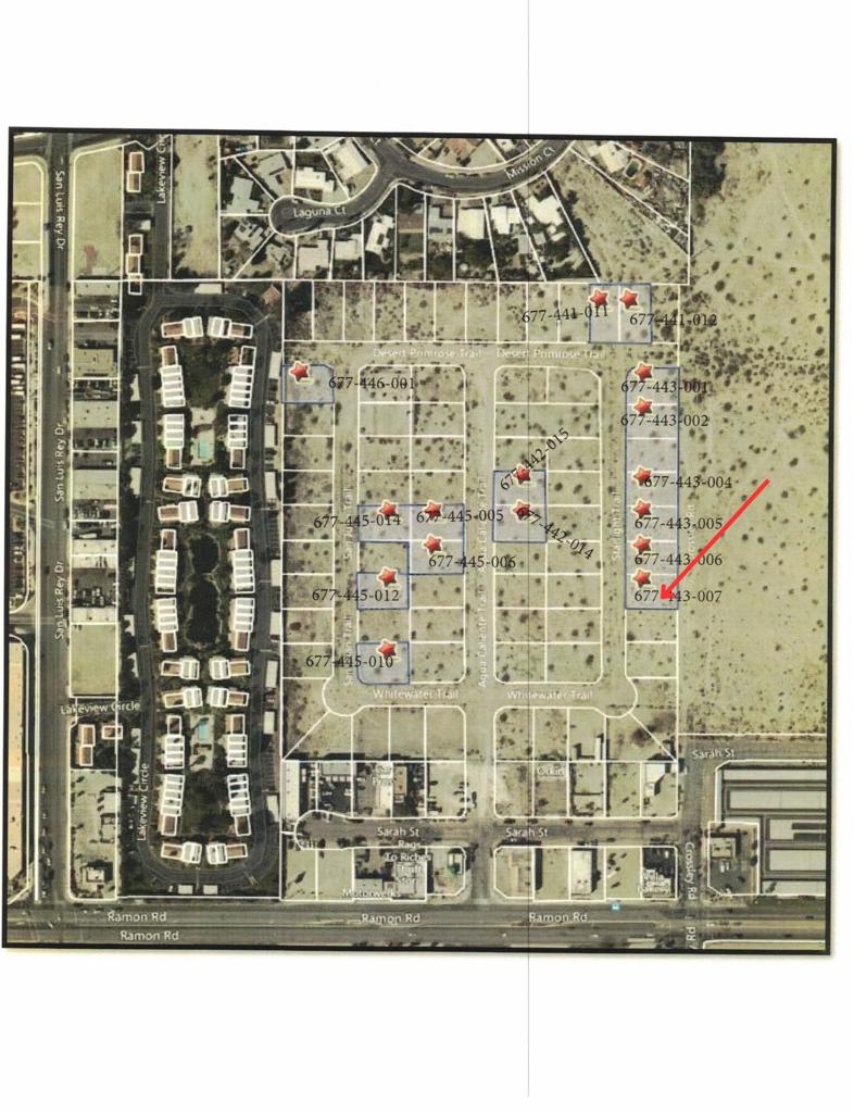Vacant Lot close to shopping centers. City of Cathedral City recently rezoned to commercial zoning. No sewer, No Streets, No utilities