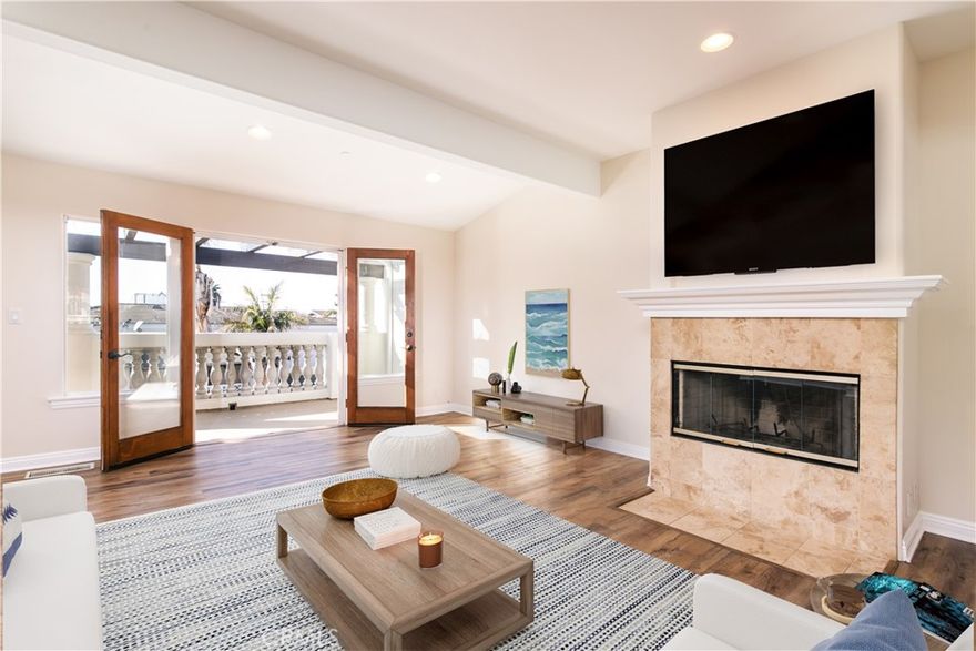 Beautiful South Hermosa Beach townhome, just 5 minutes from the sand! Welcome to this spacious 3 bedroom, 3 1/2 bathroom townhome offering almost 2,100sq ft of coastal living in one of Hermosa Beach’s most desirable neighborhoods. Built in 2001, the home was recently updated with fresh interior paint and new flooring. This home combines modern comfort with timeless beachside style with a touch of luxury. The open-concept floor plan features a bright living room with high ceilings, recessed lighting, and access to a large deck for seamless indoor-outdoor living. The gourmet kitchen is equipped with stainless steel appliances, granite countertops, and a breakfast bar — perfect for entertaining and everyday meals. Relax and take in panoramic neighborhood and ocean views from the private rooftop deck or unwind on the spacious deck off the living room. All bedrooms are located on the same floor, and a separate laundry room with washer and dryer, extra storage, and a two-car attached garage, adds everyday convenience. Located just a short walk to The Strand, the greenbelt, Hermosa Beach parks, shopping, dining, and award-winning Hermosa Beach schools, this home offers the best of South Bay living. Don’t miss this rare opportunity to live the California beach life dream—homes in this prime location do not last long! (Note. One or more of the property photo(s) was virtually staged.)