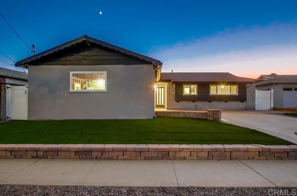 Location, location, location! Just one block from Convoy Street, this fully remodeled home puts you in the heart of San Diego’s premier dining district, with easy access to Interstates 805, 163, 52, and 15. Whether you're commuting or heading out for amazing food, this central spot makes everything convenient. Inside, enjoy an open-concept layout with all stainless steel appliances, including a double-door refrigerator and built-in microwave. The kitchen is a true highlight—featuring a waterfall-edge island, quartz counters, extra storage space, and modern finishes throughout. The bathrooms are beautifully updated with tiled shower walls, new vanities, and stylish fixtures. Each bedroom includes a ceiling fan and its own mini-split system, with an additional unit in the main living area—giving you energy-efficient, room-by-room climate control. The home also features an upgraded 200-amp electrical panel and a new ABS main sewer line—major upgrades that add peace of mind. Outside, enjoy a low-maintenance, drought-resistant landscape with artificial turf, decorative gravel, and woodchip accents—perfect for relaxing without the yard work. This home is truly move-in ready and located in one of San Diego’s most convenient, sought-after areas. Schedule your showing today!