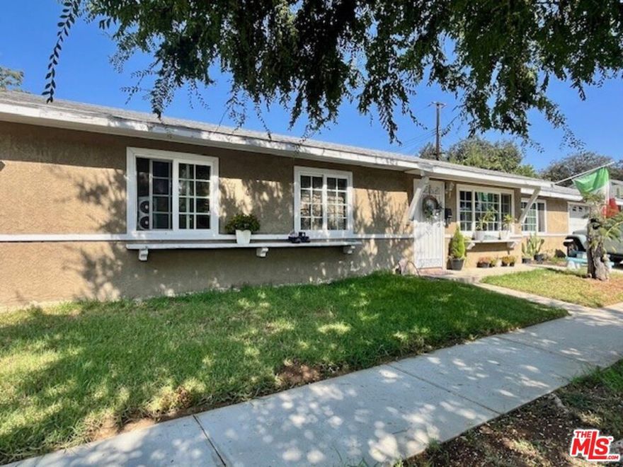 Great corner lot property located in the heart of San Dimas.  Property consists of living room, dining area that opens to the backyard & kitchen.  There are 4 bedrooms, 1full bath and the laundry room is adjacent to the kitchen.   Central air/heat and 2-car attached garage that has direct access inside the house.  Low maintenance backyard where you can relax or entertain.  Located near the charming downtown San Dimas, minutes to parks, schools, shops, restaurants and easy freeway access.  Currently rented however, tenants will be moving out.  Tenants are currently looking for a place.