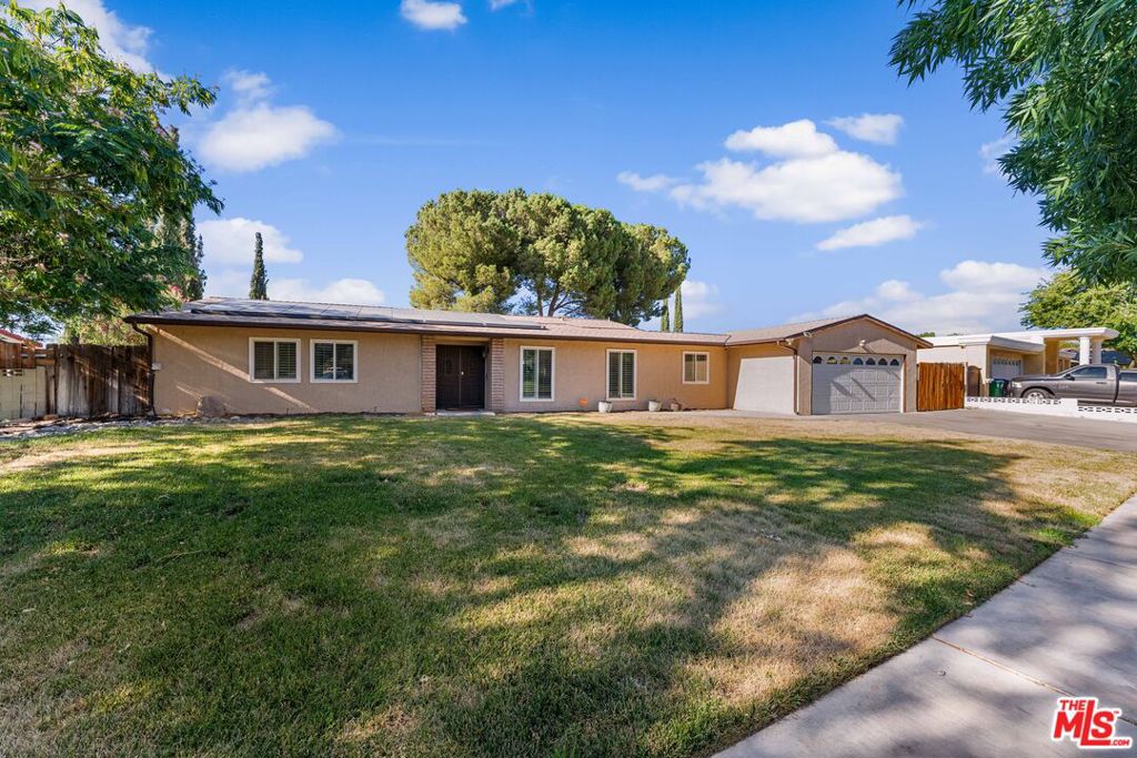 Welcome to 1723 Staffordshire Drive, a beautifully maintained and truly turnkey home located in a quiet Lancaster neighborhood. This spacious single-story residence offers 3 bedrooms, 2 bathrooms, and approximately 1,700 square feet of comfortable, thoughtfully designed living space. From the moment you arrive, you'll appreciate the pride of ownership that shines throughout the property.Step inside to discover an open-concept layout that seamlessly connects the main living, dining, and kitchen areasideal for both everyday living and entertaining. The home is flooded with natural light, creating a warm and inviting atmosphere. Whether you're hosting guests or enjoying a quiet evening in, the open floor plan allows for effortless flow and functionality.One of the standout features of this home is its energy efficiency, highlighted by fully paid-off solar panels and a brand-new roofoffering peace of mind and significant savings for years to come. Situated on a generous quarter-acre lot, the outdoor space offers endless potential for gardening, entertaining, or even adding a pool or ADU.Move-in ready and packed with upgrades, 1723 Staffordshire Drive is perfect for buyers seeking comfort, value, and long-term sustainability. Don't miss this rare opportunity to own a home that checks all the boxes in one of Lancaster's desirable neighborhoods.