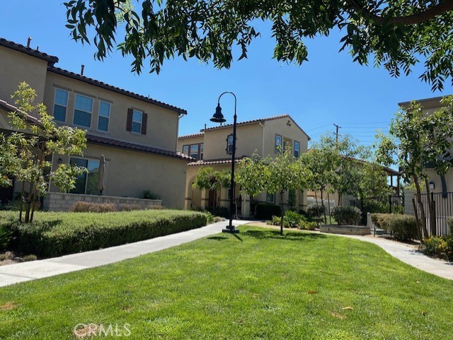 Located in North Upland famous new community The Courtyards. Next to Upland Hills golf club. Build in 2019, 9 feet high ceiling throughout the house. 4 bedrooms, 2.5 bathrooms, open kitchen with nice Mayland cabinets, individual laundry room upstairs, 1985sqf living space create comfortable middle class family life style. Enjoy mountain views and sunset at the covered balcony next to Master bedroom. Plus club swimming pool, hot spa and BBQ. This house is energy efficient with paid off solar panels providing low cost electricity, and whole house fans. No other house to the backyard, privacy and nice city view are unique.Extra width driveway and courtyard give convenience to in & out of garage.
