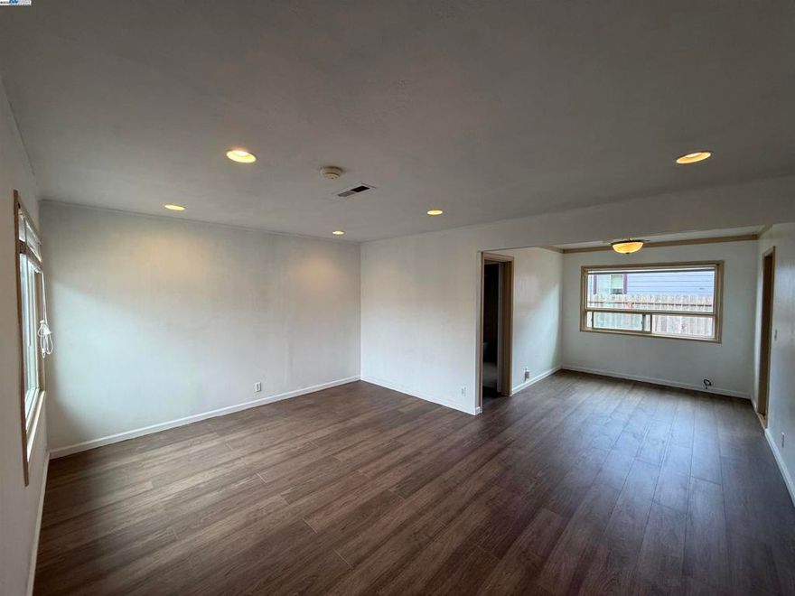 Welcome to 1552 Marelia CT, this corner lot house is full of natural light, conveniently located in the desirable San Pablo brookside neighborhood. This home features 2 bedroom and 1 bathroom, plus a bonus room next to the garage. The attached bonus room is great for home office, yoga and gym room. BRAND NEW LAMINATE FLOORING HAS JUST BEEN INSTALLED IN THE TWO BEDROOMS AND THE LIVING ROOM .There are good enough parking spaces in the front and side yard, RV access. The whole house has dual pane windows, upgraded recessed lighting, interior and exterior freshly painted, repainted kitchen cabinets. The loft which is on top of the garage has ample room for storage. The patio and deck perfectly increase more spaces for relaxing, enjoy tea and BBQ. Easy access to grocery store, restaurants, schools, freeway. Great opportunity to have this affordable starter home as your sweet home.