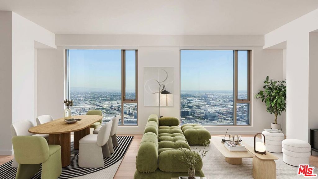 Introducing the ultra-exclusive Top of The Grand Brand New Penthouse collection. Curated for an unrivaled quality of life, the Top of The Grand creates a new definition of luxury residential living. **The Penthouse Collection**, on floors 43-45, offers; Expansive layouts, luxurious finishes and details throughout, and sweeping views of the Los Angeles skyline. Customizable closet, Blackout shades in bedrooms & sheer shades in the livingroom, keyless entry system, 9' ceilings, 6" wide-plank oak flooring, and superior finishes. Open kitchens w white stone counters, Blue Fusion stone backsplash, & oak cabinetry, Upgraded Smart Hi-tech SS appliances, Luxe baths w white stone counters atop a custom oak vanity and oversized porcelain tile flooring and wet walls, Glass enclosed shower/bathtubs w Hansgrohe matte nickel fixtures, Nest Thermostat. *Amenities features for the Penthouse; Ultra-exclusive access the 31st floor Sky Lounge aimed to serve as one of the most coveted indoor/outdoor entertaining spaces in DTLA.10th floor indoor/outdoor amenities deck, Storage lockers and bike storage, Anticipated LEED Gold certification, Dog play area, Expansive destination retail & dining, spanning three levels of landscaped terraces, 24/7 attended lobby with soaring 24' ceilings, Gehry-designed concierge desk and custom Cloud chandeliers, 22,000 sf of indoor/outdoor amenities with landscaped terrace that features BBQ grills, fire pits & private outdoor dining areas, Heated Pool with cabanas overlooking Disney Concert Hall, The Grand Lounge with, chef's table, and private terrace, State-of-the-art fitness center with private yoga studio and wraparound terrace, Coworking space w 4 conference rooms; individual work pods; and complimentary coffee, Car share service w reservable High class car, Theater with 85" TV & Bar, 24/7 valet, EV, Alfred service & Much more! *The Grand LA is designed to enhance life for residents by bringing DTLA's best dining, experiences, shopping to their front door. For those who make The Grand by Gehry their home, it will offer an integrated living experience unlike any other. Sharing the Grand Avenue Arts Corridor w the largest collection of cultural institutions in Los Angeles, The Grand is destined to be the new epicenter of culture in LA.