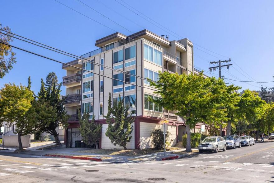 Ideally located in the heart of North Berkeley, this bright and airy corner unit offers the perfect blend of tranquility, convenience, and urban charm. Just one block from UC Berkeleys Northside campus, the home is wrapped in windows that flood the space with natural light and frame serene outlooks. A generous private deck provides the perfect place to sip your morning coffee or unwind at the end of the day.  Inside, the open layout creates a comfortable and flexible living environment, with plenty of room to relax or work from home. Secure indoor parking, elevator access, and community laundry offer everyday ease, all within a well-maintained and secure building.  With a Walk Score of 95, you're moments from the Gourmet Ghetto, Downtown Berkeley, BART, and multiple transit lines  everything you need is right at your doorstep. Perfect for professionals, retirees, grad students, or anyone seeking the very best of North Berkeley living.