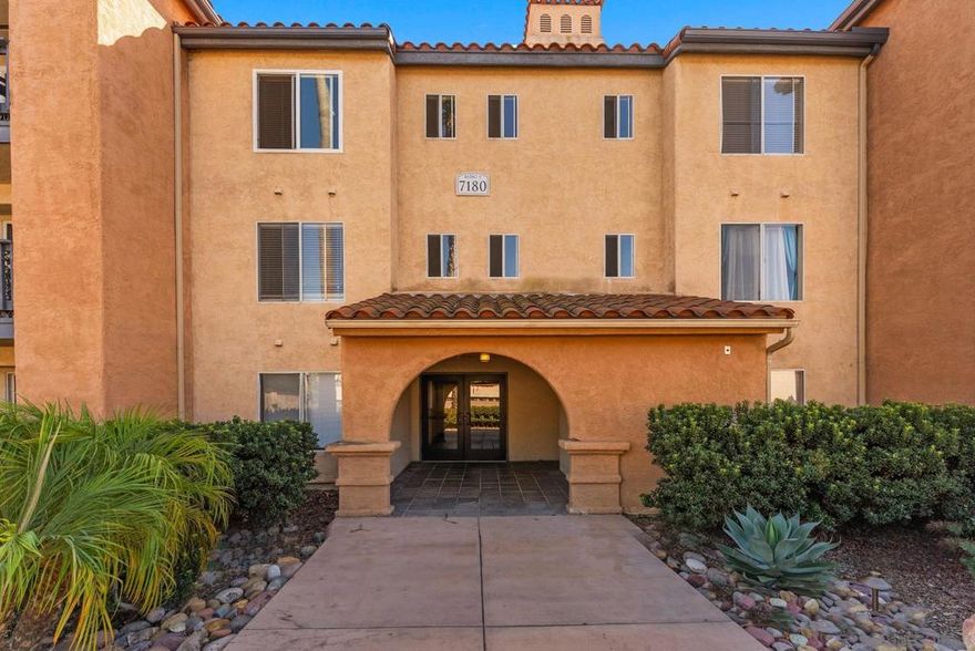 Don't miss this private corner unit with oversized patio and dual primary suite bedrooms. This move in ready unit is features a dual primary suite bedroom setup with ensuite bathrooms and walk in closets. Washer dryer in unit and plenty of built in storage and closet space throughout. The unit has been cared for well and properly maintained. One of the few units with only one shared wall and a private canyon view. Lucera is a well ran HOA that does a great job on cleaning and maintenance and they are currently repainting the exterior of the buildings. Don't forget to take a look at the amenities that include clubhouse, pool, hot tub, gym, walking trails, and sports courts. Centrally located near UTC, UCSD, Miramar, and the 5/15 FWYs everything is nearby.