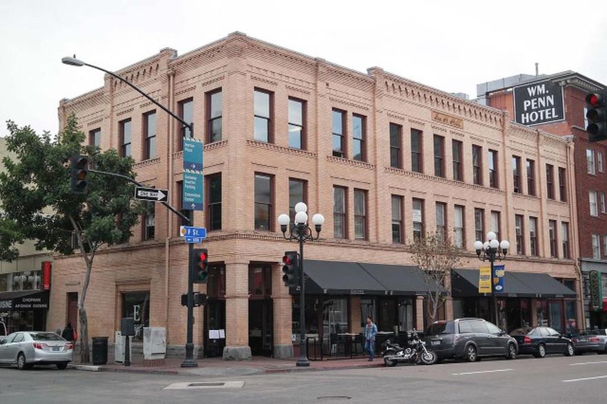 Builders & Developers! Opportunity to exchange finished or projects near completion for hotel development opportunity in Downtown San Diego's world-famous Gaslamp.**OR** Seller will entertain CASH offers below asking with expeditious close.  Historic building with Mills Act in place at the bustling corner of 6th Ave & F St. Restaurant on 1st floor and a portion of the basement is a Mexican Cafe. Con Azucar a new Lease for 5 years,  23-room Hotel Apartment development opportunity for upper (2) stories. Floor 2 current use is office space, all tenants short term rentals. Floor 3 is vacant this floor has the Right of Assembly.  Hotel plans for 23-room hotel apartment, 10,000 sq ft total for Developer to build [(4) 1 bedrooms, (19) studios]. (See Due Diligence) for 23-room hotel plans & MEP.  3 stories + basement @ 19,253 total sq ft and 15,990 sq ft rentable area. Ground floor restaurant +basement. Restaurant floor plans available (See Due Diligence).  The Hill Bldg is Historic, built in 1897 and with Mills Act in place for County Tax savings, (See Due Diligence) for 2023 tax bill.  Ideal location in Gaslamp; same block as Tacos El Gordo & directly across from Double Deuce on F, diagonal to Andaz Hotel/STK steakhouse & across from Coin-Op bar on 6th Ave.  Contact listing agent for showing: Will Rigley, 619-980-7300  2nd Agent contact: Teran Baggett, 619-991-0333
