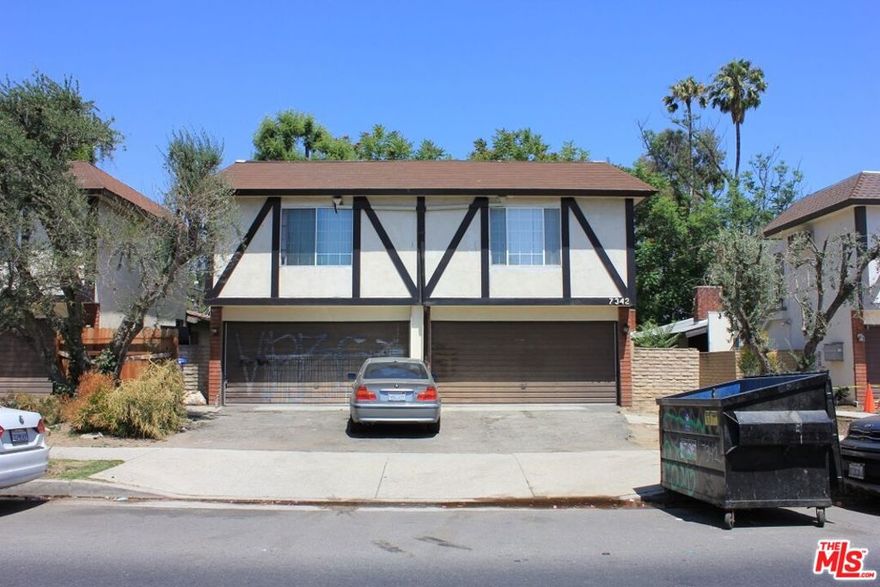 Matthews is pleased to present 7342 Ventura Canyon Ave, a well-maintained 4-unit multifamily asset located in the heart of Van Nuys, CA. Built in 1962, this pride-of-ownership property offers a mix of one-bedroom and two-bedroom units, catering to a wide range of tenant demand. The building spans 2,757 square feet and is situated on a 0.13-acre lot, offering tenants a comfortable living environment in a centrally-located and amenity-rich neighborhood.Ideally positioned in the San Fernando Valley, the property is just minutes from the Sepulveda Recreation Center, Van Nuys/Sherman Oaks Park, and Valley Presbyterian Hospital. Tenants benefit from proximity to the Van Nuys Metrolink Station and major commuting corridors including the 405 and 101 Freeways, enhancing access to employment centers in Sherman Oaks, Encino, and beyond. A variety of retail and dining options are within easy reach along Van Nuys Blvd and Burbank Blvd, including national retailers, cafes, and grocery stores.This investment opportunity offers consistent income potential and long-term upside in a high-demand rental submarket. Its desirable unit mix, solid vintage construction, and strong local tenant base make it an attractive offering for investors seeking stable cash flow and capital appreciation.