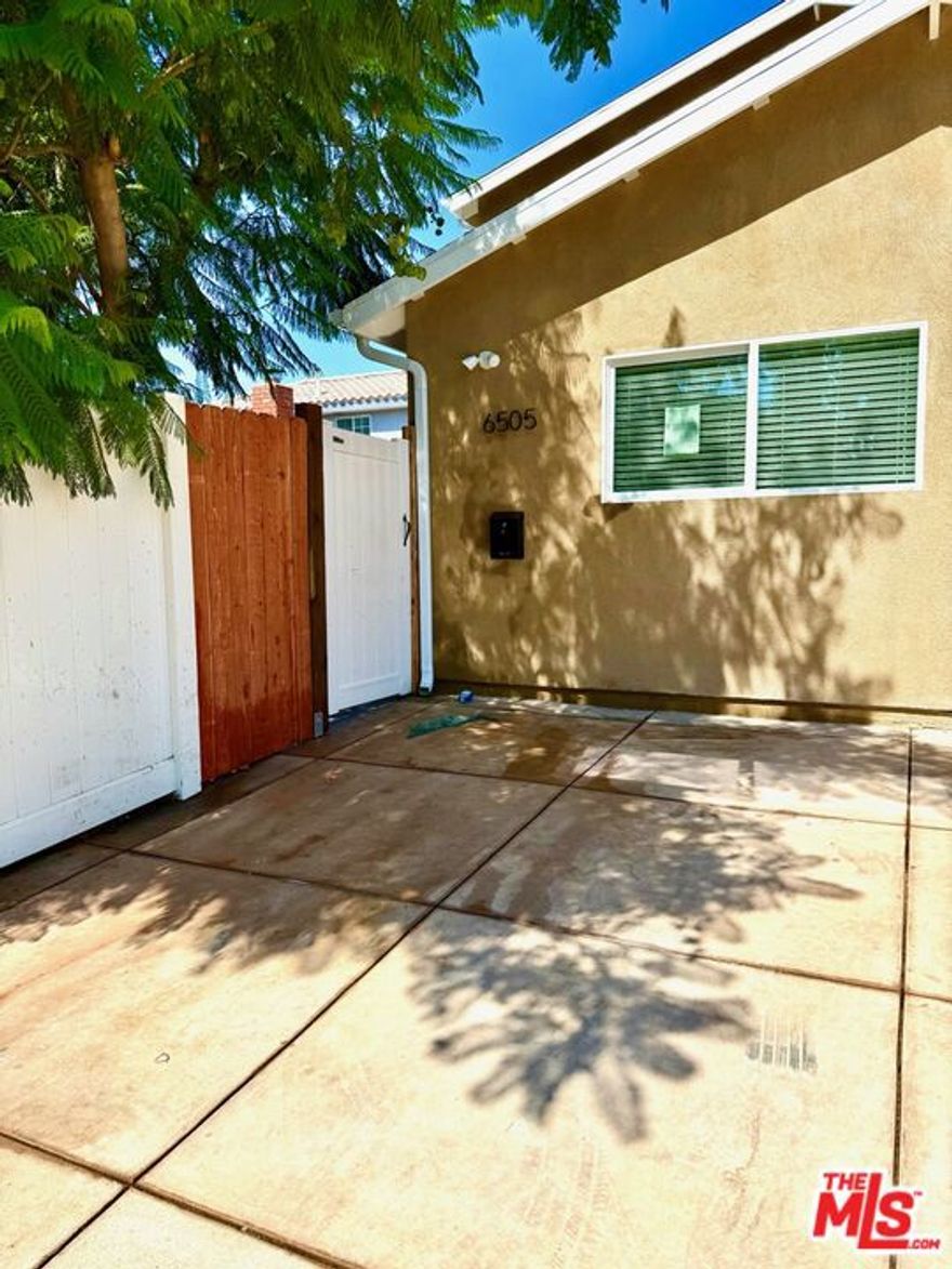 Be the first to live in this brand-new 1-bedroom ADU! Designed with comfort and convenience in mind, this home features an open-concept living space, a modern kitchen with stainless steel appliances, and a stacked washer/dryer. The spacious bedroom offers great natural light, and a bathroom with sleek, contemporary details. Enjoy your own private fenced courtyard, perfect for relaxing or entertaining. The unit comes with one assigned parking space and water is included in the lease. With only one shared wall, this ADU provides a sense of privacy while still being low-maintenance. A perfect blend of modern style and everyday functionality  ready for immediate move-in