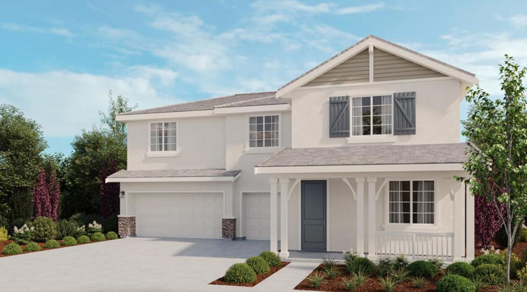 New Construction - September Completion! Built by Taylor Morrison, America's Most Trusted Homebuilder. Welcome to the Mulberry at 1432 N Drago Way in Trailview at Lakeshore! Step through the porch into a welcoming foyer with a flexible space and full bath perfect for guests or a home office. Continue into the heart of the home, where an open great room, kitchen with island, and dining area create a warm, connected space for hosting and everyday living. A secondary bedroom with ensuite bath adds comfort and privacy. Upstairs, enjoy three bedrooms, a full bath, a spacious laundry room, and a cozy loft for movie nights or playtime. The tucked-away primary suite offers a spa-like bath and a generous walk-in closet. Trailview at Lakeshore in Mountain House, CA blends nature, connection, and opportunity. Enjoy scenic trails, parks, pools, a community garden, and fresh produce from The Farmall in a vibrant, growing town with top-rated schools and exciting new developments. Additional Highlights Include: Bedroom 6 with bath 4 in place of tandem garage, full bath 3 in place of half bath, french doors at flex, and 8' interior doors. MLS#ML82019541