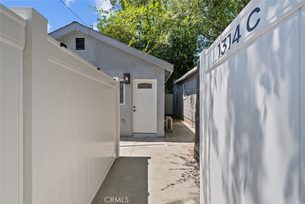 Recently renovated 1 bed, 1 bath ADU located at 1314 Pico St, San Fernando, CA 91340. This 400 sq ft private unit is set at the back of the property with its own address and entrance, offering added privacy and comfort. The interior has been completely redone and features quartz countertops, modern electric appliances, a newly updated bathroom with a stylish shower, and an in-unit washer and dryer. All utilities are included except electricity. Situated in a quiet and friendly residential neighborhood, this home offers a warm community atmosphere with tree-lined streets and easy access to local shops, restaurants, parks, and public transportation. San Fernando is known for its small-town charm, safety, and convenience. No pets allowed.