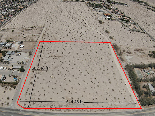 Discover a prime 10-acre development opportunity in the heart of Thousand Palms, CA, with APN #650-300-017, boasting versatile Mixed-Use (MU) zoning perfect for a range of projects, from single-family residences to commercial ventures like restaurants, retail, or live/work spaces. Strategically located in the vibrant mid-valley, this parcel offers unparalleled access to major attractions, just minutes from the I-10 freeway, the dynamic Acrisure Arena, and the Palm Springs International Airport, ensuring seamless connectivity to Greater Palm Springs' thriving entertainment, hospitality, and economic hubs. With its proximity to the Agua Caliente Casino and the Classic Club golf course, this flat, developable lot is ideal for investors or developers looking to capitalize on the area's growing appeal as a sports and entertainment district. Don't miss this chance to shape the future of Coachella Valley's rapidly evolving landscape.See attached document for zoning, MU, and possible uses.Contact: Tom Emmett, DRE#: 01989711Phone: 760-343-3400Cell: 760-485-2936Email: emmettgolfcars.com