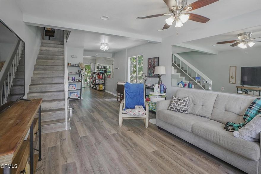 Enjoy coastal living in this beautifully updated 2BR/1.5BA two-story condo located in the desirable Anacapa View Association--just moments from the beach! This light and airy home features laminate flooring throughout, a spacious kitchen with newer cabinets and countertops, and wrap-around balconies on both levels offering views of lush greenery and the soothing sound of ocean waves.Upstairs, the primary bedroom boasts a walk-in closet, while the guest bedroom features its own private entry/exit door--ideal for guests or added privacy. The upstairs bathroom has been tastefully upgraded with a new shower, vanity, and countertops, making it move-in ready.Take advantage of the refreshing ocean breeze, resort-style community amenities including a an outdoor pool and spa and clubhouse, and a location just steps from the sand. This is your chance to own a piece of paradise on the California coast!