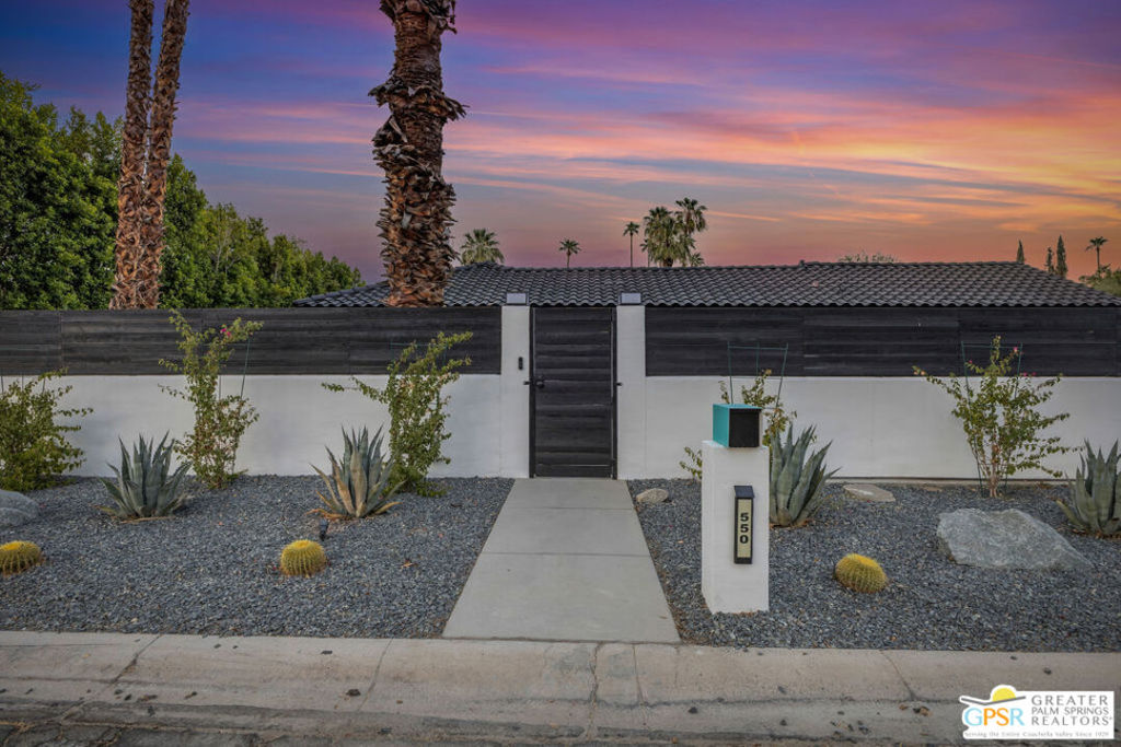 Welcome to this beautifully redesigned and fully furnished home, located in one of the most desirable neighborhoods in town. Thoughtfully updated from top to bottom, this property features a private detached casita, leased solar with two Tesla Powerwall batteries, and breathtaking mountain views. Inside, every bedroom offers the luxury of its own en suite bathroom, plus an additional powder room conveniently located off the main living area. The open-concept floor plan flows seamlessly through the spacious living, dining, and kitchen areas highlighted by a hidden walk-in pantry and discreet laundry room. The home also boasts dual-zone HVAC in the main house and a ductless mini-split system in the casita for year-round comfort. A tankless water heater ensures energy efficiency throughout. Outdoors, enjoy two firepits: one in the private, gated front courtyard and another in the backyard, perfect for entertaining under the stars. With exceptional walkability to downtown, grocery stores, restaurants, and coffee shops, this prime location offers the best of desert living. Don't miss this move-in-ready gem where style, comfort, and location come together effortlessly.