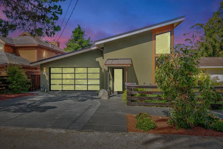 Welcome to this gorgeous two year old custom, contemporary, meticulously designed and built single level home in the desirable and sought out Vallemar neighborhood. Eye catching curb appeal with inviting landscaping, synthetic color coat exterior stucco, metal standing seam roof with copper gutters and downspouts. Inviting open living area with soaring ceilings, porcelain tile flooring throughout, Marvin custom clad windows and exterior doors with wood interiors. Radiant Heat System with fully insulated slab, each room separately zoned including garage. Knight boiler, Uponor PEX/manifolds and Ecobee smart thermostats. On demand domestic water heater. Gourmet kitchen features quartz counters, stainless steel JennAir gas range and over, JennAir refrigerator, Bosch dishwasher, Zephyr hood fan and built in TCL wine refrigerator. Primary suite with built ins, walk in closet and fantastic lighting. Masterfully designed and built with the highest quality materials and attention to detail. The custom oversized windows bring in the natural light and give the home a warm inviting feel. Rear doorway leads to a Bamboo deck, established landscaped yard, patio and barbecue area and low maintenance turf. Located on a very quiet street yet with easy access to hwy 1 and beyond. Completed 7/2023.