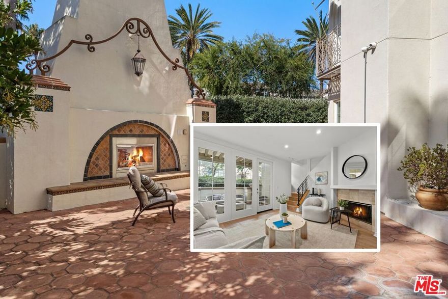 Check out this beautifully upgraded townhome-style condo in the sought-after Villa d'Este community, designed with all the charm of an Italian boutique hotel. Conveniently located on the 1st and 2nd floors for easy access in and out! You are just steps away from the popular Crescent Park which provides a peaceful green escape. Inside, wide-plank white oak floors flow throughout, with new paint, recessed lighting and abundant natural light. This remarkable home was a former model home and provides privacy, quality and modern comfort. You will immediately notice the luxurious touches in this home that sets it apart from other homes in Playa Vista. The open living area features a cozy gas fireplace, while a spacious private/enclosed patio extends your living space outdoors, perfect for relaxing or dining al fresco (includes a dedicated gas line for outdoor grilling).   A built-in office nook offers the ideal spot to work from home. Both bedrooms are generously sized and outfitted with new ceiling fans for year-round comfort. Includes two side-by-side parking spaces plus extra storage cages in the garage. Villa d'Este is a small, intimate community with only 39 residences and includes three serene courtyards, an outdoor fireplace, tiled walkways, colorful bougainvillea, and graceful arches. HOA benefits cover high-speed fiber internet (1GB up/down), cable TV, home security monitoring, and access to pools and fitness centers at both The Resort and The CenterPointe Club. All of this is just moments from Playa Vista's Runway Retail, Concert Park Shoppes, 29 parks, and the many community amenities that make Playa Vista one of LA's most popular and desirable neighborhoods.