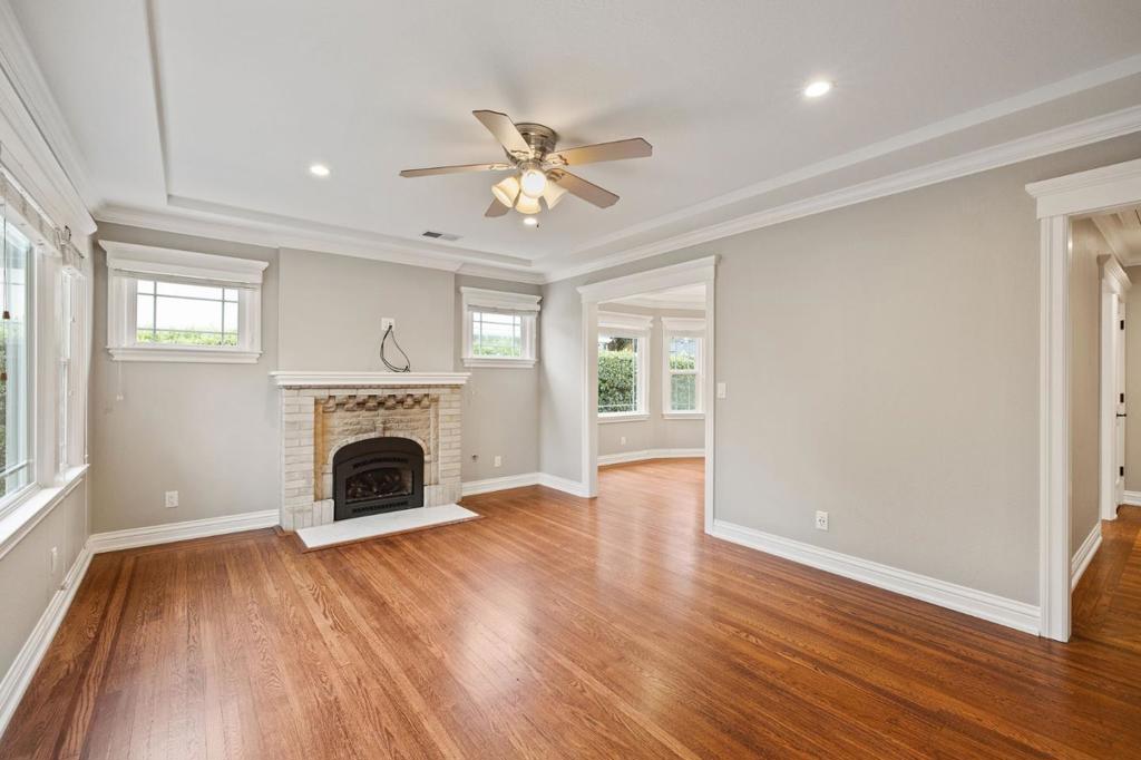 Charming Burlingame Bungalow in excellent location near downtown, schools, parks, CalTrain! Single level and completely renovated interior! All the character of yesteryear with modern day systems, finishes and fixtures. Large, inviting front porch, gleaming hardwood floors, period moldings and an abundance of natural light welcome you upon entry. Spacious living room with gas fireplace and large picturesque window. Formal dining room. Bright and open kitchen, completely remodeled with stainless steal appliances, pantry cabinet, and stylish materials. Inside laundry area with washer/dryer included. Two generous bedrooms, two new bathrooms, including master suite with large closet and walk in shower. Fresh paint inside and out; central heat; double paned windows; shutters; designer hardware; plumbing and electrical; and new drywall and insulation throughout. Oversized one car attached garage with additional storage. Exterior being painted - photos to be uploaded soon.