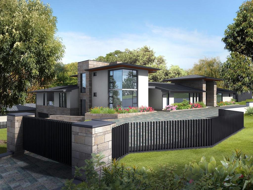 CUTTING-EDGE NEW CONSTRUCTION Incredible estate marrying state-of-the-art luxury with natural Privacy. Its premier location nestled against Bear Gulch Reservoir permits a blend of calming nature views and dramatic, unparalleled cityscapes. One-of-a-kind spaces will be found throughout, including a vast dual-island kitchen, two-story office/library, rooftop lounge, home cinema, and palatial master retreat. Glass walls retract to connect the interiors to grounds showcasing patios, a bocce court, and an infinity-edge pool. Additionally, the estate will be wired with Savant automation and engineered with radiant heat and solar power. Main house of 11,327 sf: 5 en-suite bedrooms plus a 4-car garage of over 1,200 sf. Guest house of 1,079sf w/full kitchen, laundry, bed & bath, private yard. 441 sf pool house with kitchen, interior bath, outside shower. Gorgeous grounds. Scheduled for completion in May/June of 2021.