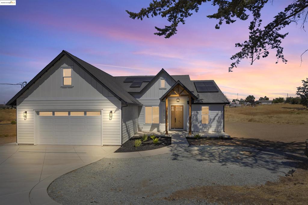 Be the very first to make this house your home! Welcome to this newly built farmhouse-style home, offering 3 bedrooms, a versatile bonus room, and a spacious attic—all designed with an open floor concept, perfect for modern living. Featuring Energy Star appliances, owned solar panels, and thoughtfully planned spaces, this residence combines comfort with efficiency. The open layout creates a natural flow, ideal for entertaining family and friends. Step out onto the beautiful backyard deck, where stunning mountain views provide the perfect backdrop for your morning coffee or evening unwind. Enjoy community access to tennis courts, a jungle gym playground for the kids, and newer BBQs put in place —perfect for recreation and connection. Don’t miss the chance to own this beautiful home and create lasting memories!