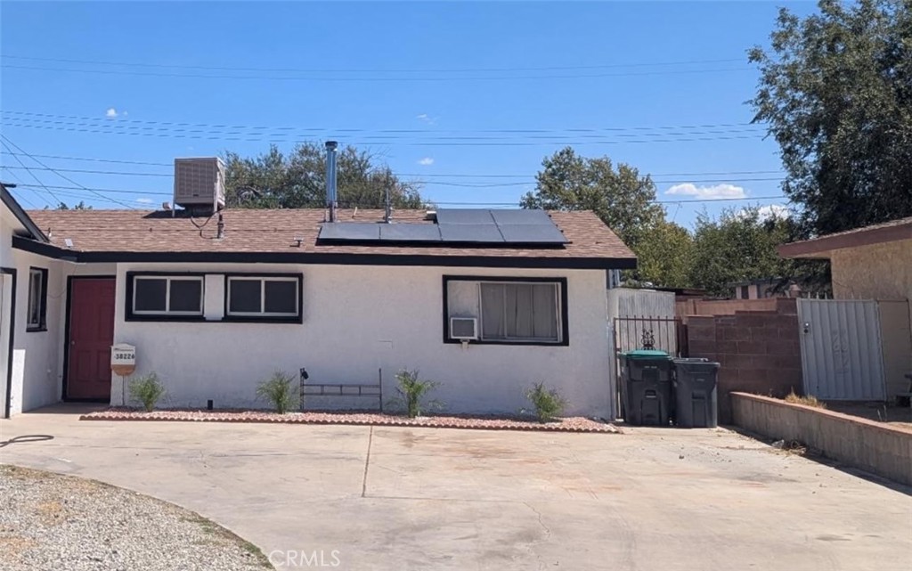 Great location, only a few minutes from the 14 freeway, restaurants and shopping and elementary and high schools. Enjoy the remodeled kitchen and bathrooms. Bonus room and 2 storage areas in the back of the house. 2 cars attached garage with 220V plus large driveway to park several cars. Freshly painted, new copper plumbing, fan in living room and bedrooms, solar power system. Buyer must assume the solar power system loan. Easy to show.
