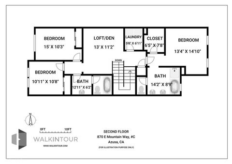 Tiny photo for 870 E Mountain Way WAY #C, Azusa, CA 91702 (MLS # CV26116384)