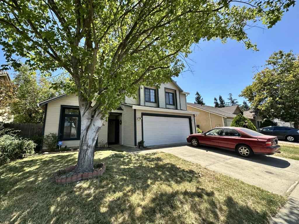 Welcome to this charming 3-bedroom, 3-bathroom home located in the vibrant city of Elk Grove. With 1,736 square feet of living space, this residence offers a perfect blend of comfort and functionality. The heart of the home is the open-concept kitchen and family room combo, ideal for both casual dining and entertaining. The kitchen is complemented by a formal dining room, providing a versatile space for meals and gatherings. The interior features a combination of carpet and laminate flooring, adding warmth and style throughout. Stay cozy during cooler months with the central forced air gas heating and enjoy the ambiance of the fireplace. Laundry needs are easily managed with convenient facilities within the home. The property includes a 2-car garage for ample storage and parking. Situated in the Elk Grove Unified School District, this home is perfect for families seeking educational opportunities. Experience comfort and convenience in Elk Grove with this delightful home.