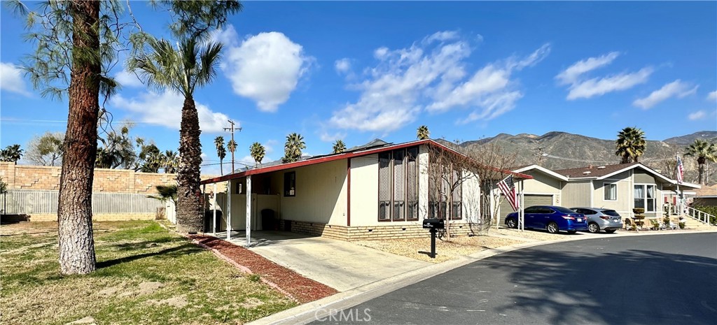 Act Fast—This Upgraded 2-Bed, 2-Bath Gem in the Gated 55+ Soboba Springs Won’t Last!
Nestled at the end of a quiet Semi-cul-de-sac with breathtaking San Jacinto mountain views, this move-in ready home is bursting with upgrades: fresh paint, sleek quartz countertops, newer appliances, stylish French doors, and more.
Bonus: Solar panels power a brand-new HVAC system—keeping you cool while saving you hundreds every summer!!
Enjoy your morning coffee in the bright Sun Room, pick fresh citrus from your own trees, and relax in the privacy of your fenced yard—with no immediate neighbor on one side for added peace and space.
Don't wait—homes like this disappear fast. Schedule your tour today before it’s gone!
