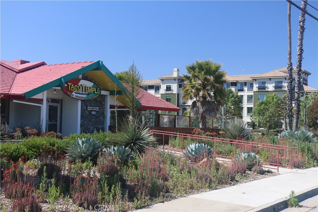 A San Luis Obispo restaurant property with outstanding freeway visibility. The owner is looking for a restaurant/fast food operator to augment his EV lounge concept. Plans are in the works to help drive business by offering electronic vehicle charging stations on site. The free-standing building consists of approximately 6000 SF with a high-volume kitchen, large prep areas and walk-in refrigeration capacity. Seating capacity for over 100 inside with two outdoor patios for additional dining. Dining areas consist of a mix of counter seats, booth seating and open dining areas that can be arranged or segregated for private parties and banquets.
There is flexibility in the size and design concepts for the food service area. The space could be demised for a smaller restaurant operation allowing for a separate EV lounge area to service charging patrons. There are 65 parking spaces to accommodate customers and charging patrons. The property is located at the southern entrance to San Luis Obispo at the LOVR exit. Surrounded by 4 hotels, including the Hampton Inn and Suites and the Courtyard Marriot, and straddled on both sides of the freeway with residential housing.
The property offers immediate occupancy with all kitchen equipment and facilities ready to go. A tenant can customize their design concept and be ready for service with no downtime for construction or improvements. Located down the street from Costco and Home Depot, the Los Osos Valley Road corridor is the major destination for San Luis Obispo consumers. The right concept and great food can make this location a destination landmark for San Luis Obispo. 5,940 SF - $2.00 SF NNN