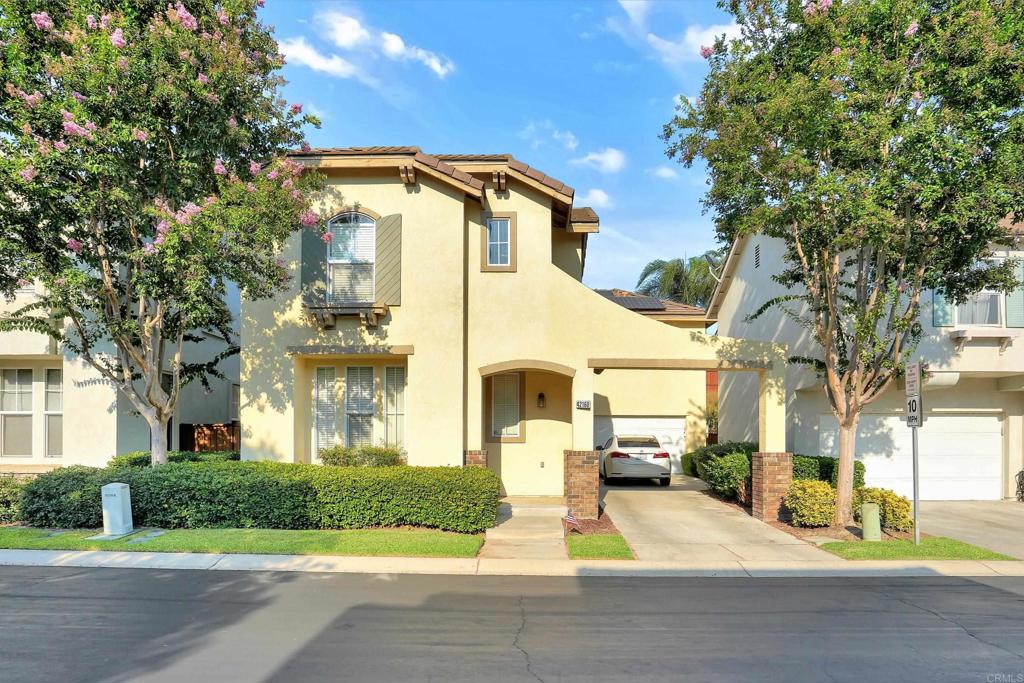 Welcome to your dream home in a sought-after gated community! This stunning 4-bedroom, 2.5-bath residence offers the perfect blend of comfort, style, and convenience. Start your mornings in the charming breakfast nook, host memorable dinners in the formal dining room, and unwind in not one—but two—spacious living areas. The 2-car garage with driveway provides ample parking, while in-unit laundry adds everyday ease. With leased solar for energy efficiency, you’ll enjoy both savings and sustainability. Located in one of the best school districts, this home also gives you access to fantastic community amenities, including a sparkling pool, a beautiful park, in a beautiful community ideal for relaxation, recreation, and peace of mind.