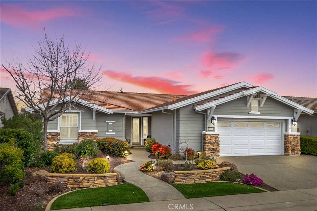Discover the enchanting PLUMAS floor plan, a home that combines charm with popularity! As you step into the front yard, you'll be greeted by low-maintenance artificial turf and beautifully landscaped curb appeal. The private backyard provides a serene retreat, featuring mature trees, new sod, and updated sprinklers—ideal for relaxation or entertaining guests.
Inside, you’ll appreciate the benefits of a newly installed HVAC system, a new water heater, and modern appliances, all complemented by a smart thermostat for convenient living. The interior has been freshly painted and boasts stylish shutter window treatments and elegant crown molding for an added touch of sophistication.
But this home offers more than just aesthetic appeal; it grants you access to a lifestyle brimming with fun. Enjoy golf, pickleball, swimming, and numerous group activities that will keep you busier than you ever imagined. Don't miss this chance to embrace the vibrant lifestyle and amenities of a 55+ resort-style community!
Say goodbye to simply having a house—this is your well-deserved slice of the good life. Come and experience it; you’ve earned it!
