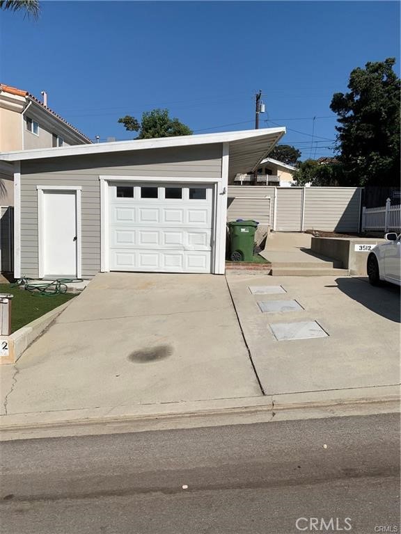Welcome to 3512 Palm Ave....a super sweet large one-bedroom single family home with attached single garage, separate laundry room/storage on a very buildable 40 x 116 ft lot in desirable tree section MB. Also, a separate, convenient approx 8' x 15' storage unit for those "not needed now" items. Huge backyard for homegrown veggies or relaxation. Stove, refrigerator, microwave, washer, dryer included. This SFR can work as a great starter with super potential or a new build soon project...call me for more details, thanks.