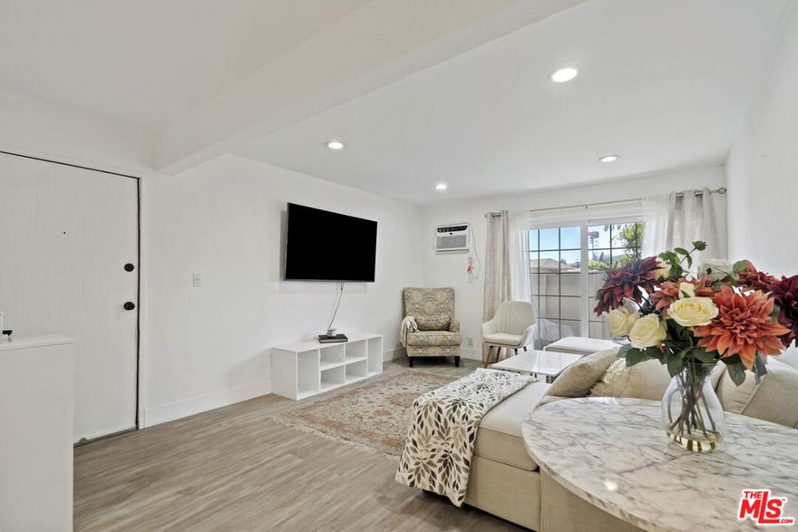 Beautifully Updated 1 Bed, 1 Bath in Agoura Hills Perfect for a first-time buyer, this charming home is located in a prime Agoura Hills location close to shopping, restaurants, and supermarkets. Step inside to an open-concept living room with a spacious dining area and an upgraded kitchen. The bedroom offers ample closet space and natural light, conveniently located next to the updated bathroom. The living room opens to an enclosed patio with serene views of trees and the mountains perfect for relaxing or entertaining. The community features a sparkling pool and an assigned carport parking space. HOA dues include water, sewer, trash, and landscaping, providing a low-maintenance lifestyle. Don't miss the opportunity to own in one of Agoura Hills' most desirable areas!