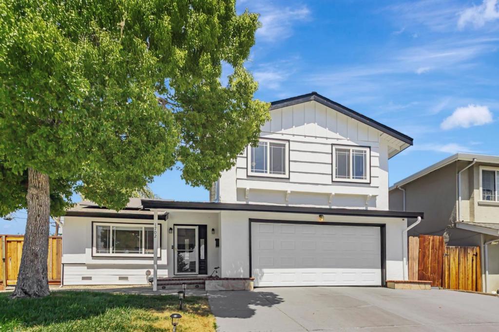 Discover the perfect blend of comfort, efficiency, and California charm at 1702 Mount Rushmore Drive! This beautifully maintained split-level San Jose home features 3 bedrooms, 2.5 baths, and 1,455 sq. ft. of inviting, light-filled living space. The modern kitchen boasts sleek quartz countertops, a gas cooktop, water filtration system, and a breakfast bar that opens seamlessly to the dining and family areasideal for gatherings and everyday living. Enjoy thoughtful upgrades throughout, including leased solar panels, central AC , recessed lighting, and an energy-efficient tankless water heater. Step outside to your private backyard oasis featuring a sparkling in-ground pool, perfect for entertaining or relaxing weekends. Conveniently located near parks, schools, shopping, and major commuter routes, this home offers the perfect balance of style, sustainability, and comfort. Property is virtually staged.