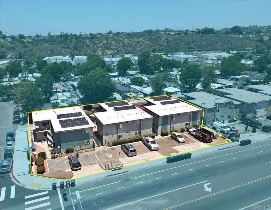 Well-maintained 12-unit multifamily asset spanning three adjacent parcels in the Lincoln Park neighborhood of Southeast San Diego. Located within a federally designated Opportunity Zone, the property offers stable in-place income with significant rental upside in a supply-constrained submarket.  Constructed in 1973, the property includes three two-story buildings with a strong unit mix: (3) one-bedroom, (6) two-bedroom, and (3) three-bedroom units ranging from 600 to 1,000 square feet.   Each unit comes with a dedicated storage space, and the site features 33 off-street parking spaces across 11,878 SF of land. Recent upgrades include new exterior paint, updated roofing, solar, and tasteful interior renovations on select units.
