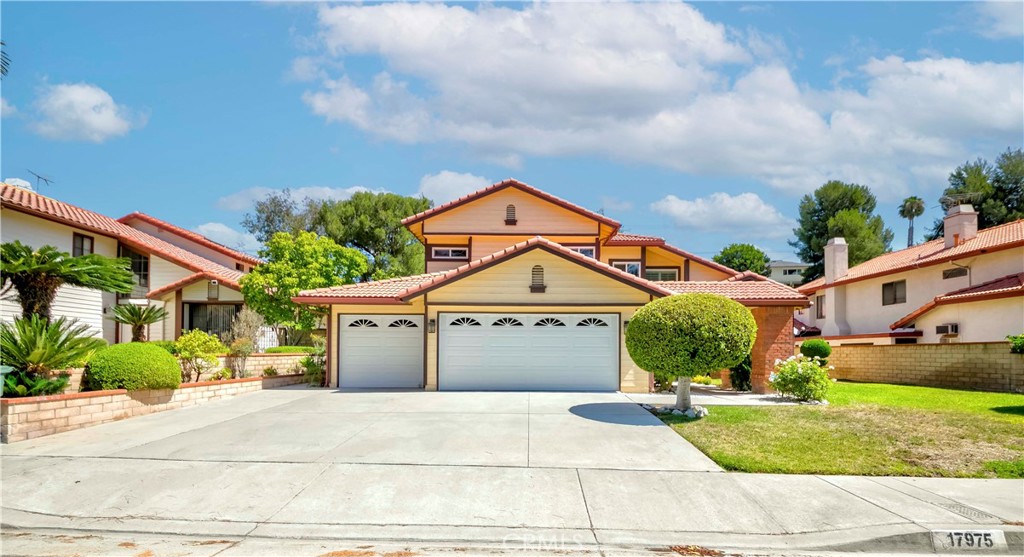 This Highly Upgraded and Remodeled home is on the North-Face home offers nearly 2,800 sq. ft. living space, located in the City of Rowland Heights. a truly BRIGHT & OPEN floor plan, 4 bedrooms+1 den, 3 bathrooms, the most desirable 1 bedroom and 1 full bathroom downstairs, formal dining room, 2 fireplaces, huge kitchen, fully upgraded kitchen with quartz counter tops and cabinets, stainless steel appliances and dual-pane windows and premium roller shades with plantation wood shutters. Luxurious master suite with walk-in closet. Primary bathroom offers dual sink, separate shower and soaking tub. Upgraded laminate wood & all bedrooms Carpet. French door leading to backyard. New Solid patio, and a large & tranquil backyard with a renovated pool and lighting, & spa, 3 car attached garage, New Re-Piping Entire House Completed. New Tile Roof, New water softener, New Sprinkler System Dual Central and heating units (1 for upstairs, 1 for downstairs). Indoor Laundry Room, MOVE-IN CONDITION, very convenient location, close to markets, Restaurants, shopping, Easy access to 60/57 Freeway.