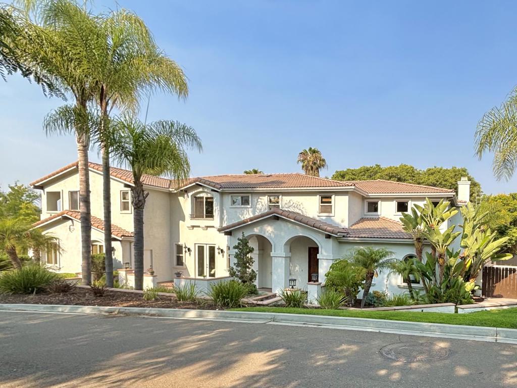 Turnkey custom-built estate in private gated community of Pepper Tree Estates offering approx. 5,000 sq ft of thoughtfully designed living space & private community park. Newly renovated home features 5 bedrooms, 6 bathrooms, plus 2 optional rooms. Each bedroom offers its own full bathroom— Great layout. The main-level suite includes a full bath, private entrance, and a cozy courtyard—ideal for guests or multi-gen living. Open-concept design featuring high ceilings, brand new vinyl flooring, fresh interior paint, and a built-in surround sound system throughout. The grand chef’s kitchen is built to impress with a custom oversized island, new 5-burner stove, new refrigerator, walk-in pantry, and a just-installed water purifier for added convenience. Architectural features like curved archways and a dramatic front entry add custom charm. Upstairs includes a theater room, loft, Jack & Jill bedroom, upstairs laundry, and a showstopping primary suite with two private balconies, his & her walk-in closets, and dual vanities. The outdoor oasis wraps around the home and is made for entertaining complete with a built-in grill, game room with pool table, and long driveway with RV/boat parking. Extra large 4-car garage with lots of storage. PRIME location- Just minutes away from Gaylord Pacific, CV Mall, Downtown CV, Plaza Bonita Mall, schools AND quick freeway access to I-805. A true dream home with privacy, amenities, location & move-in ready. Seller offering Trade-in program (Call for details) & possible seller financing.