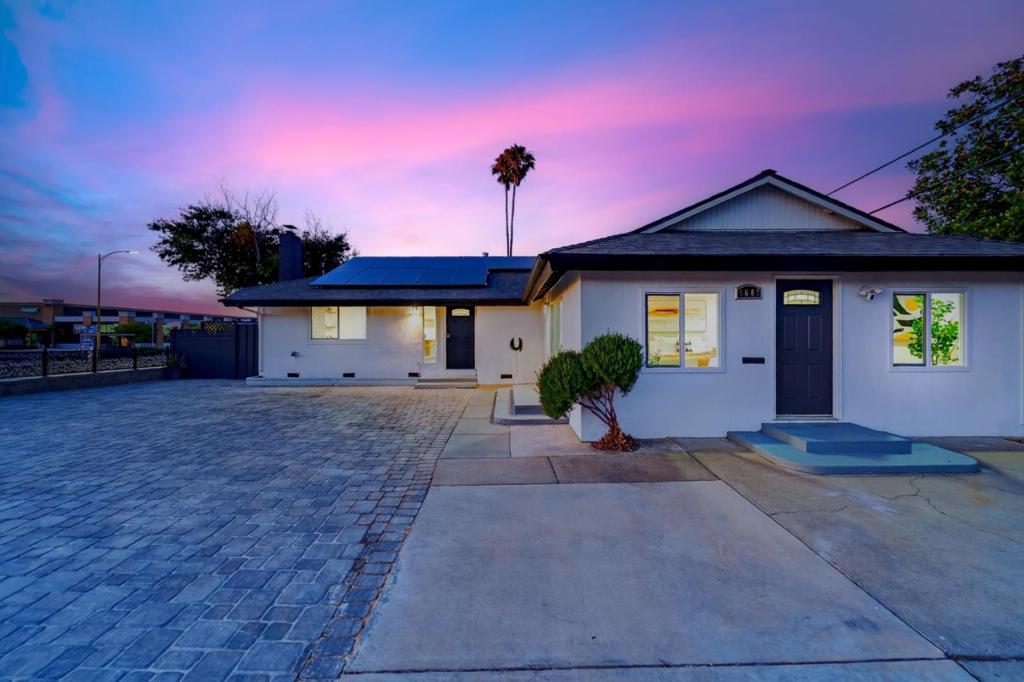 Welcome to 5602 Meridian Park. Nestled in the highly sought-after Cambrian Park neighborhood, one of San Joses top zip codes, this beautifully maintained home is assigned to top-rated schools, including the prestigious Leigh High School. Offering 3 bedrooms, 2 bathrooms, and 1,781 sq ft of living space on a generous 6,700 sq ft lot, this move-in ready gem blends comfort and style. Step inside to discover bright, open living spaces with fresh interior paint, vinyl flooring, and recessed lighting throughout. The updated kitchen and inviting family areas make entertaining a breeze. Enjoy peace of mind with a new roof and new solar system for energy efficiency. Outside, the spacious backyard is perfect for relaxing, gardening, or hosting gatherings. Conveniently within walking distance to parks, library, shopping, dining, and farmers market every Wednesday and Sunday. This home offers the ideal combination of location, lifestyle, and value. Don't miss the chance to own this Cambrian Park treasure!
