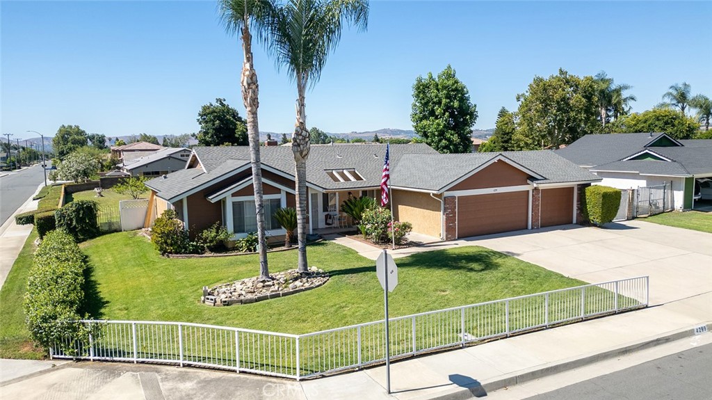 Coming Soon! Rarely available equestrian-zoned corner lot on nearly Half Acre in sought-after Chino. Tucked between two quiet cul-de-sacs, this single-story ranch offers 3 bedrooms, 2 baths, a 3-car attached garage plus a 2-car detached garage with gated RV parking—perfect for contractors, car enthusiasts, or future ADU plans. Inside, fresh paint, new LVP flooring, upgraded baseboards, recessed lighting, and a stylishly remodeled kitchen with stone counters create a bright and sophisticated home. Sunshine floods the eat-in kitchen and living areas through oversized windows, while sliding doors open to an semi-enclosed patio with tons of room for games, your own gym, or recreation that flows out to the expansive yard ready for gardens, BBQ, play and with room to build. Enjoy quick access to the 71 & 60 freeways, shopping and dining conveniences, and a short walk to Don Lugo High School. Space, privacy, and endless potential—don’t miss this Chino gem! Buyer to verify all uses and zoning. We will be updating with more photos and details as the seller adds final touches to the home! Perfect timing to purchase this home and jump right into Summer BBQ and relaxing on this huge lot!