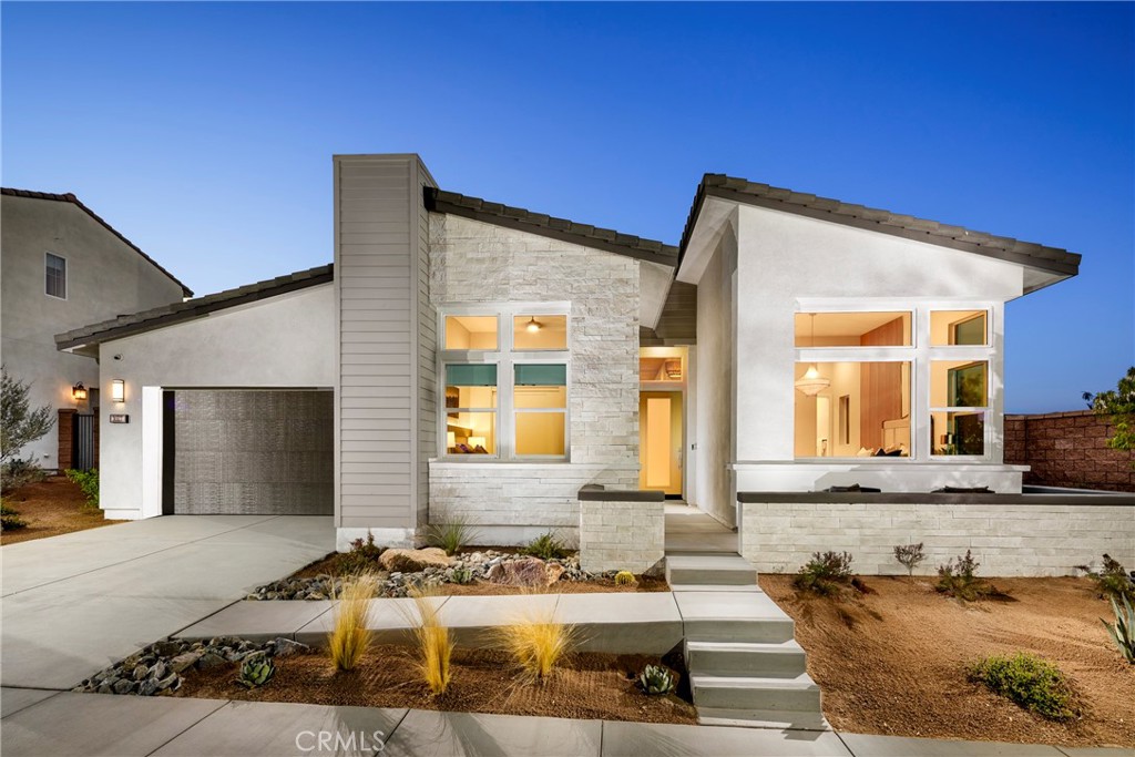 Welcome to Stella at University Park, a new Toll Brothers community located in Palm Desert. Home Site 133 is a new construction Celestia floor-plan which features 4 bedrooms with 4 1/2 bathrooms and is 2,565 sq. ft with a 2 car garage. Upon entering the home, you will take notice of the 14' ceiling. The kitchen features plenty of counter space and natural light with a central island and stainless steel JennAir appliances. The primary bedroom is in the rear of the home with an en-suite bath featuring dual vanities, soaking tub, and a large walk-in closet. The secondary bedrooms are in the front of the home with all bedrooms featuring a private en-suite bathroom. Highlights include a central great room, separate casual dining area, a pantry and a laundry room with additional access from the primary closet. The rear yard features a covered patio and mountain views. University Park includes a new community center with pools, spa, fitness center, pickle ball, boccie ball and is close to world class restaurants and shopping. Home site 133 has an estimated closing date in January 2026. Photo provided is a rendering of the home that is under construction and exterior color schemes may vary.