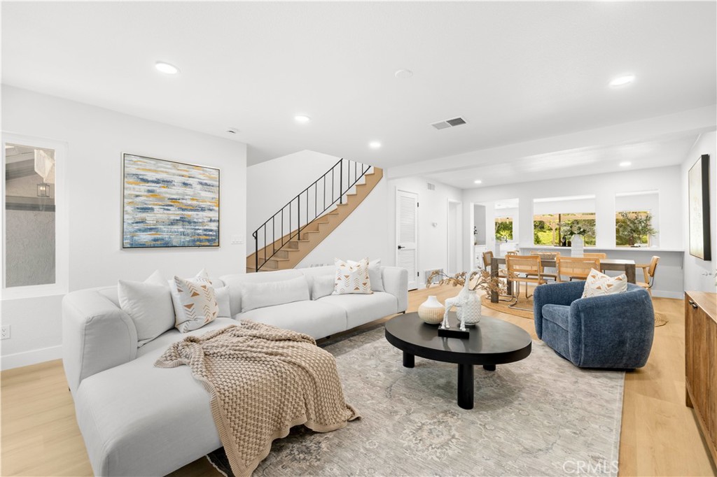 Fully renovated designer home in the prestigious Anaheim Hills! This stunning property features brand new, thoughtfully coordinated upgrades throughout — including all new appliances, kitchen, and bathrooms. Move-in ready with no detail overlooked.
Step into an elegant entryway with soaring ceilings and a dramatic curved staircase. The oversized primary suite is filled with natural light and offers exceptional privacy with no neighbors across the street — just open views of the serene canyon.
Located in a quiet, well-maintained community with scenic trails and directly across from a renowned golf course. Zoned to top-rated schools, this home is ideal for families seeking comfort, style, and convenience.