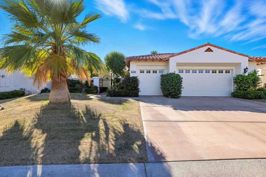 Experience desert living at its finest in this beautifully furnished home located on the 11th fairway of the Jones course in the prestigious community of Rancho La Quinta.  This exceptional Montana 1 model offers breathtaking views of the Santa Rosa mountains with a lake and fairway right outside your door.  The primary suite includes a king bed, luxurious ensuite bath and private patio access. The guest bdrm also offers a king bed with ensuite perfect for comfort and privacy. A dedicated office provides the perfect space for work or a quiet retreat. The detached casita offers two twin beds, a seating area and full bathroom - ideal for guests.  The open concept great room boasts high ceilings, a beautiful fireplace and walls of windows framing the gorgeous golf course views! The gourmet kitchen features granite countertops and a large island perfect for entertaining. A separate dinning area completes the inviting interior layout.Step outside to a spacious patio designed for relaxation and entertaining, featuring a built-in fire pit surrounded by ample seating - perfect for enjoying cool desert evenings under the stars. A BBQ station makes outdoor dining effortless, while the gorgeous fresh water pool invite you to unwind and take in the views! This outdoor oasis captures the essence of desert resort living. Booked Dec 1 2025 - May 1 2026