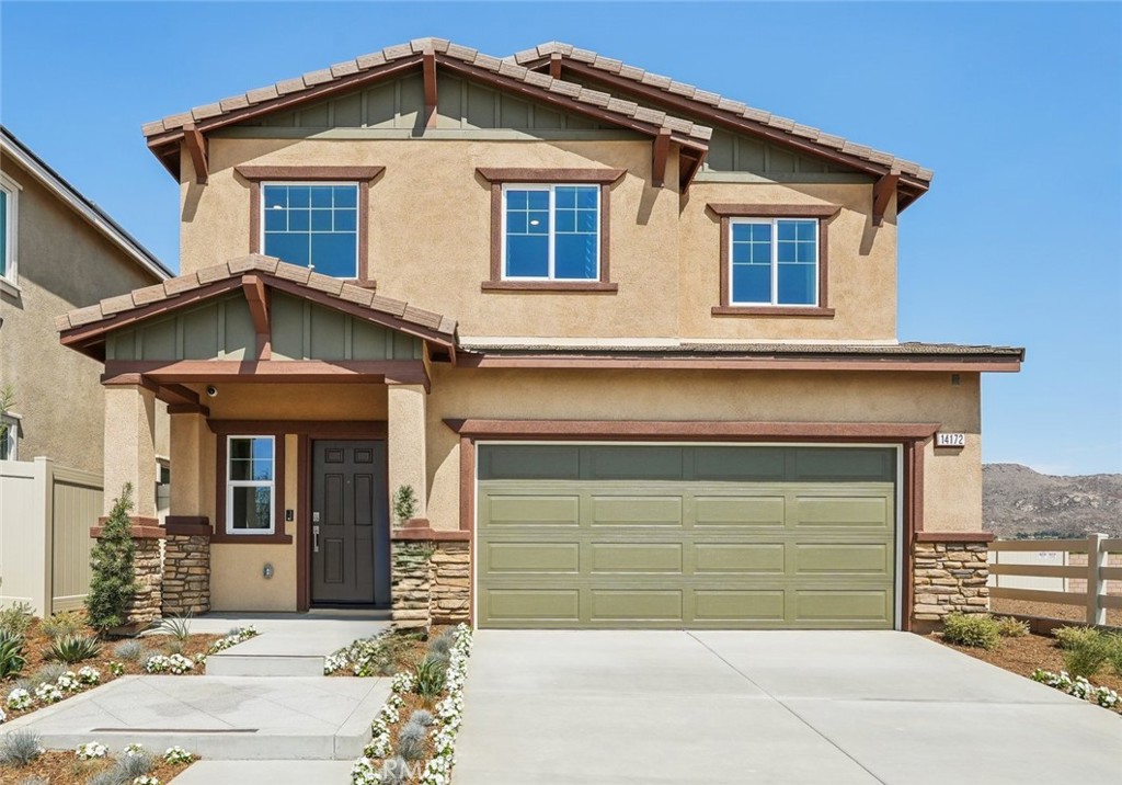 NEW CONSTRUCTION - SINGLE-FAMILY HOMES – NEW COMMUNITY! Welcome to Bella Sera, a brand, new collection of thoughtfully-designed, two-story, single-family homes in Moreno Valley, ranging from 1,812 to 2,516 sq. ft. Be prepared to fall in love - this Residence 2516 HAS IT ALL! The grand entrance features high ceilings, beautiful staircase and long entry that opens to an airy and beautiful Great Room, Dining and Kitchen space. You'll never want to leave the Gourmet Kitchen, which offers an oversized Kitchen Island for extra seating, food prep and entertaining, gorgeous cabinetry, premier, stainless-steel appliances and pantry. The additional, Main Floor Bedroom and Full Bath offer an additional space as a home office or a more private space for guests. Upstairs, you'll find a spacious Loft perfect for movie night, studying or lounging, three generous, Secondary Bedrooms, convenient laundry room and Secondary Bath with Dual Sinks. The expansive and luxurious Primary Suite features a large Primary Bathroom complete with dual-sink vanity with stone counters, walk-in shower and extra-large walk-in closet. The larger than average back yard space offers unlimited possibilities. Other amazing standard features include America’s Smart Home Technology for home automation at your fingertips, LED recessed lighting and more!
