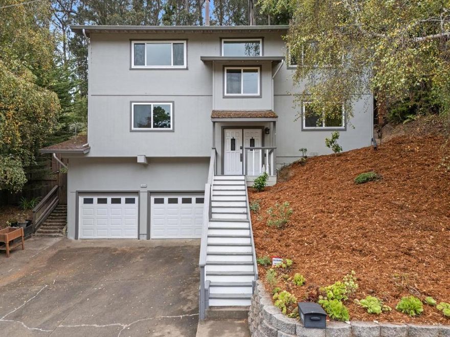 Located on one of Pacifica's most desirable streets, this beautiful home sits on an expansive ~32,772 SqFt lot, offering both space and serenity. Inside, you'll find new carpeting, a chefs kitchen, and a spacious living and dining area designed for both comfort and functionality. Step outside to a generous yard with ample space for outdoor gatherings, gardening, or simply soaking in the natural beauty. Enjoy breathtaking mountain views from both the home and backyard perfect for relaxing or entertaining. Ideally situated near San Pedro Valley Park, Frontierland Park, Sanchez Art Center, and the popular Linda Mar Beach, you'll have endless opportunities for hiking, art, and coastal recreation just minutes away. This property blends the coastal lifestyle, great location, and livability in one of the Bay Areas most sought-after coastal communities.