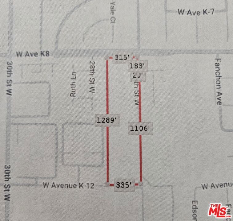 0 W Ave K8/ Vic 27th Street