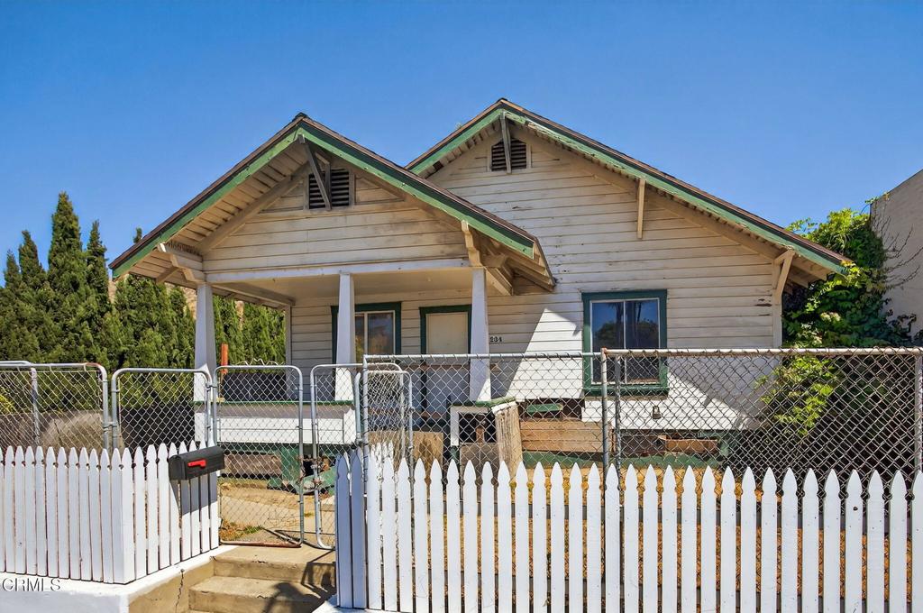 Opportunity knocks in the heart of Ventura! Calling all investors, visionaries, and creative homeowners - this fixer offers endless potential in one of Ventura's most vibrant areas. Situated on a spacious lot with two dwellings, this property is a rare find just moments from Main Street, Downtown Ventura, and the beaches. The main/front house features 2 bedrooms and 1 bathroom, while the separate guest quarters in the back provide additional space for a future reimagined design. With shops, dining, and local hotspots just steps away, the location doesn't get more convenient. Whether you're looking to restore, redevelop, or create a mixed-use masterpiece, this property offers the canvas to bring your vision to life. Don't miss this chance to invest in Ventura's thriving community and unlock true potential!