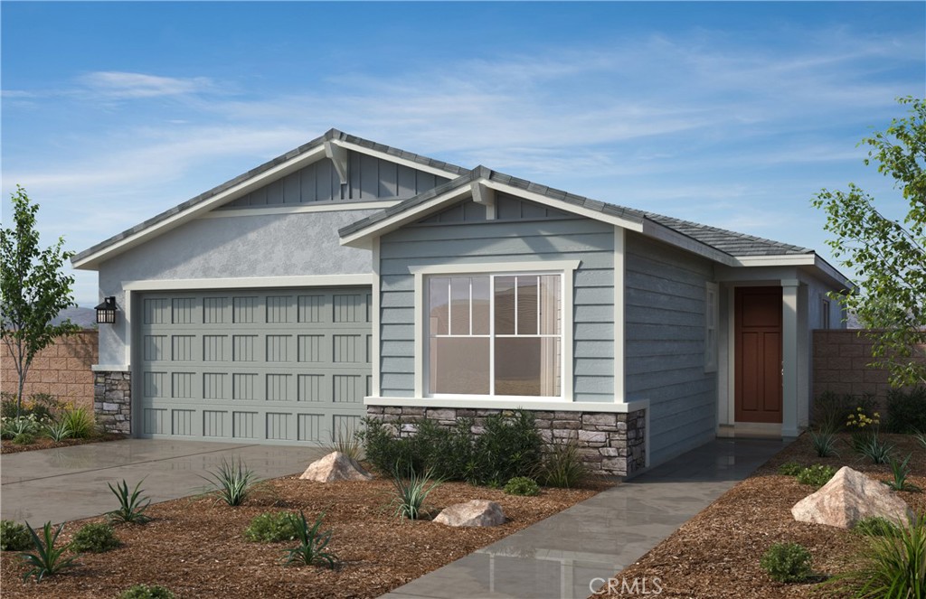 Beautiful Carrera community-BRAND NEW! Craftsman style one-story open concept home with 3 bedrooms, 2 bathrooms in the beautifully planned community of Terracina. The beautiful open kitchen features lots of cabinets, a large kitchen island and Whirlpool appliances including range, dishwasher, and microwave hood combo. The spacious primary bedroom and bath include a large shower (optional separate soaking tub) with a walk-in closet and linen closet with lots of storage. This all-electric home is ENERGY STAR® rated to save substantial money on utility bills. Within walking distance of community sports park. Ten-year limited warranty. Quick 15 freeway access just minutes away from Corona and Murrieta
Photo is a rendering of the model. Buyer can either lease or purchase the Solar.