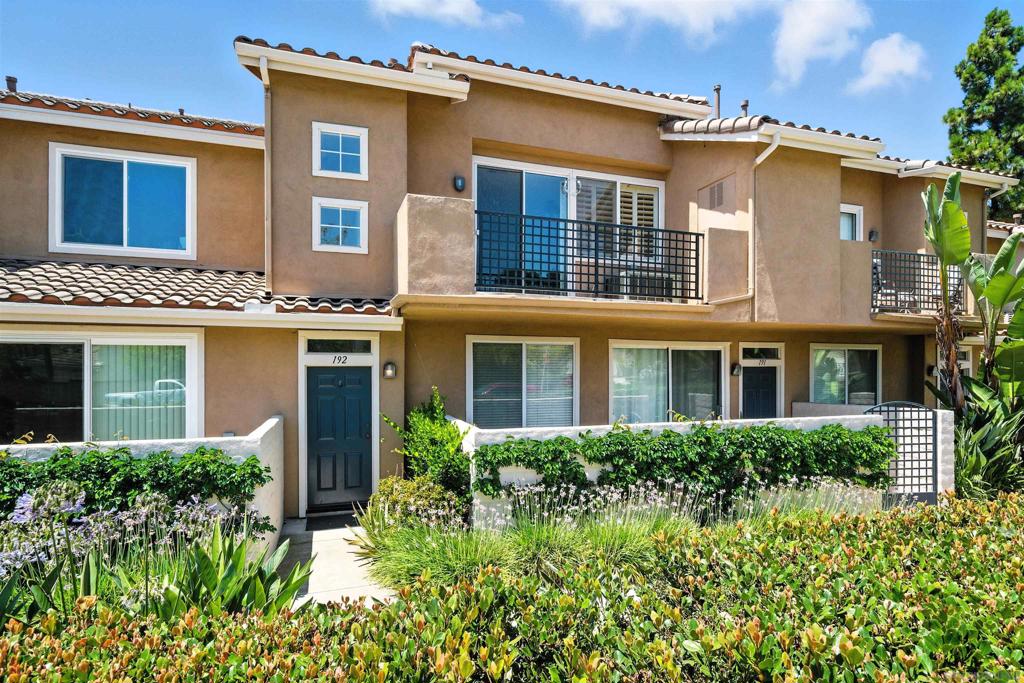Nestled in the heart of Carmel Valley, this beautifully maintained 2-bedroom, 2-bath townhome offers a blend of comfort, convenience, and style in one of San Diego’s most sought-after communities. Located in the serene Palermo at Torrey Highlands complex, this unit is drenched in natural light and features a well-designed floor plan with modern upgrades throughout. The open-concept living space welcomes you with high ceilings, fresh paint, and elegant flooring, flowing seamlessly into a spacious kitchen equipped with stainless steel appliances, ample cabinetry, and a breakfast bar. The adjacent dining area and living room provide the perfect setting for entertaining guests or cozy evenings at home. This charming townhome in the coveted Palermo community features two bedrooms and two baths (1,133 sq.ft.), and a sunlit open floor plan that flows effortlessly from the family room to the dining and living areas, ideal for both relaxation and social gatherings. Step out onto your private balcony to enjoy coastal breezes and morning coffee, or relax in the primary suite featuring a walk-in closet and en-suite bath. Additional features include in-unit laundry, attached 2-car tandem garage, central heating and air. Residents of the well-maintained Palermo community enjoy access to resort-style amenities including a swimming pool, spa, fitness center, and lushly landscaped greenbelts. Prime Location — Minutes from award-winning schools (Del Mar Union & San Dieguito school districts), top-tier shopping at Del Mar Highlands & One Paseo, and easy freeway access for commuters.