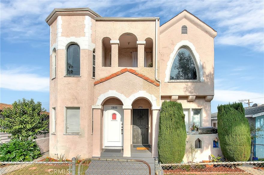 These exquisite Spanish Colonial Revival units exude timeless character and classic Eastside charm. With approximately 3,236 square feet of living space, the property offers two generous main units, each with 2 bedrooms and 1 bath, plus a bonus 1-bedroom, 1-bath unit with kitchen and bath, all situated on a 5,417 sq ft lot. Step inside to spacious living rooms accented by graceful arches and large windows that flood the interiors with natural light. A true highlight is the beautiful fireplace framed with original Batchelder tiles—a rare artisan detail that anchors the living space and showcases the home’s period craftsmanship. Located in the heart of East LA, you’re within walking distance to local shops and neighborhood hangouts, and just moments from the 710 and I-10 freeways and Cal State LA, making commuting and access to amenities a breeze. Outside, the property offers ample outdoor space, ideal for additional parking, gatherings, or simply enjoying the Southern California weather. Experience the unique beauty, income potential, and historic charm. I have Matterport videos for both units. Reach out to me, and I will gladly send them over!!