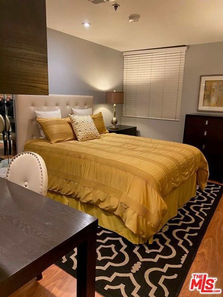 Presenting a fantastic leasing opportunity: a beautifully remodeled and fully furnished ground floor studio, complete with a full bath, located within prestigious Wilshire Manning, a full service high-rise on the Wilshire Blvd. The studio serves as the ideal alternative to a hotel room for tenants who require a centrally located residence close to the 405 freeway, UCLA, Century City, Westwood, and Beverly Hills. Building amenities include 24-hour security, concierge service, doorman, conference room, exercise room and pool. Rent covers water, trash, and basic cable.  Tenant will receive a bimonthly bill to reimburse the owner for electricity usage. Tenant will also be responsible for their own internet, additional cable service and renter's insurance. One assigned parking is included in rent. Also, valet service is available if needed.